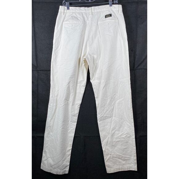 Banana Republic Mens Pants Tan Gavin Chino Straight 100% Cotton 34x34 - Picture 10 of 14